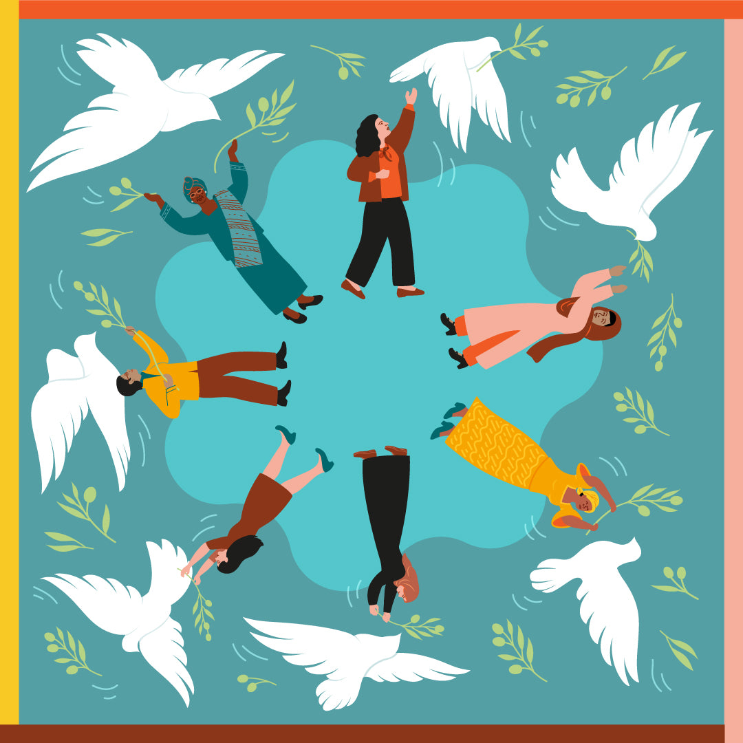 Peace-Women Scarf