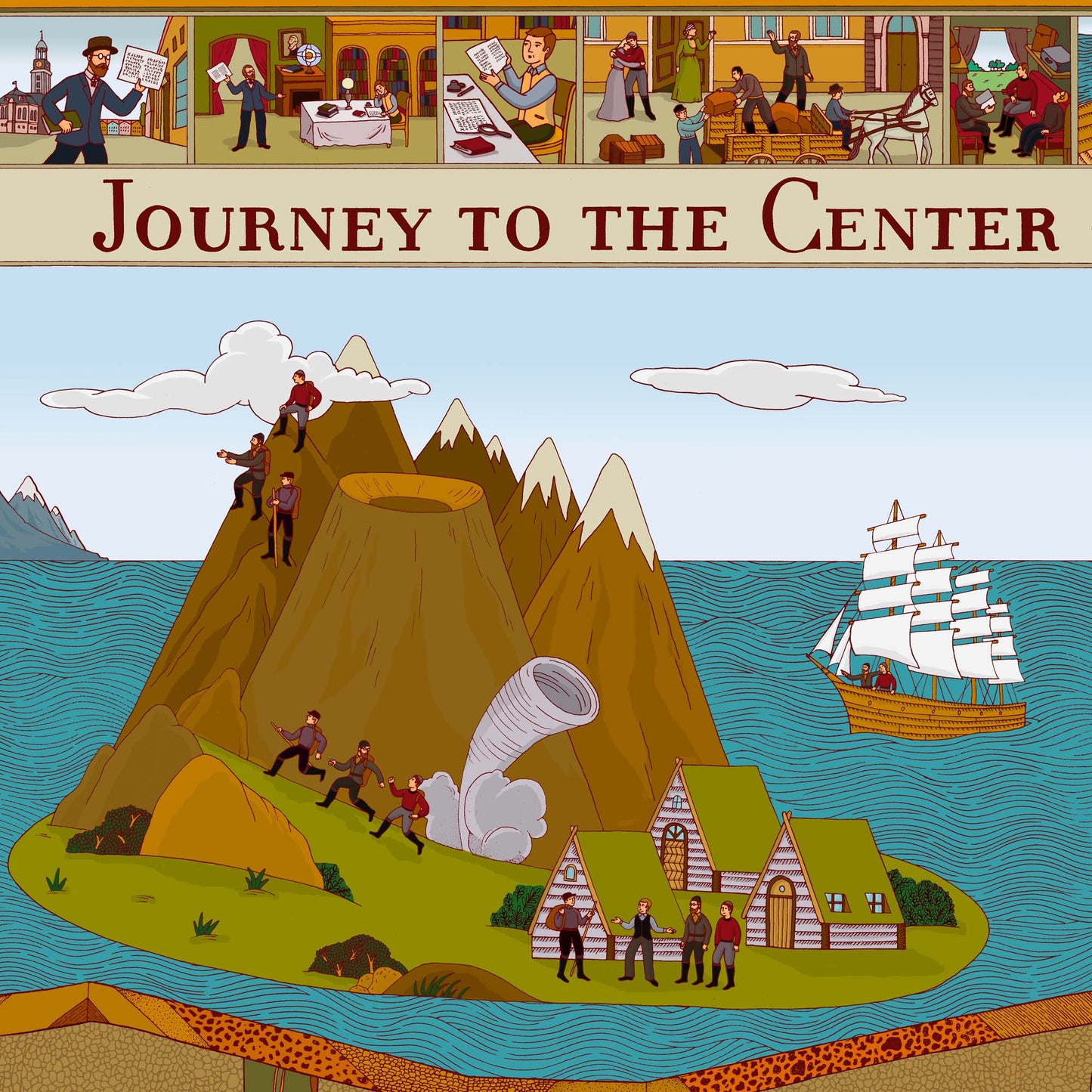 Journey to the Center of the Earth Poster