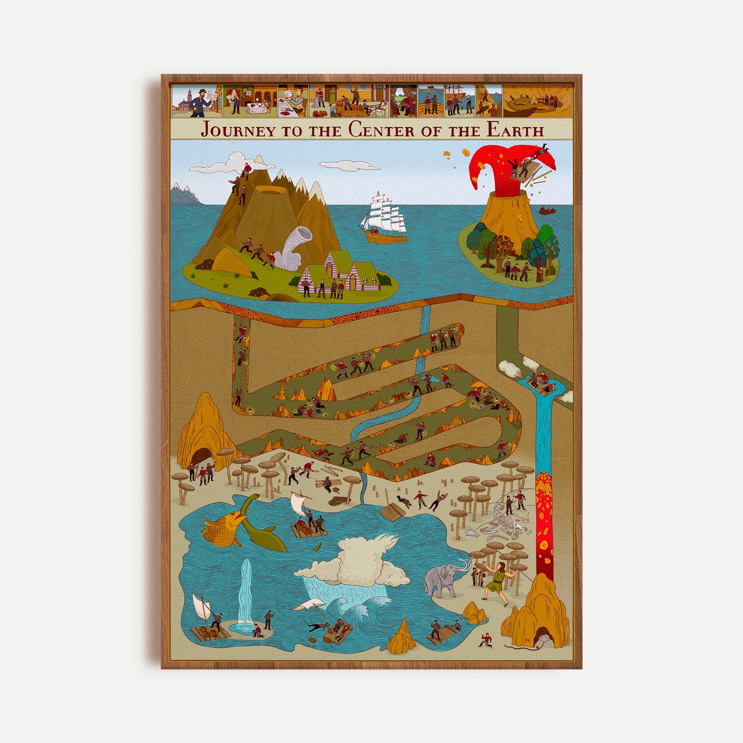 Journey to the Center of the Earth Poster