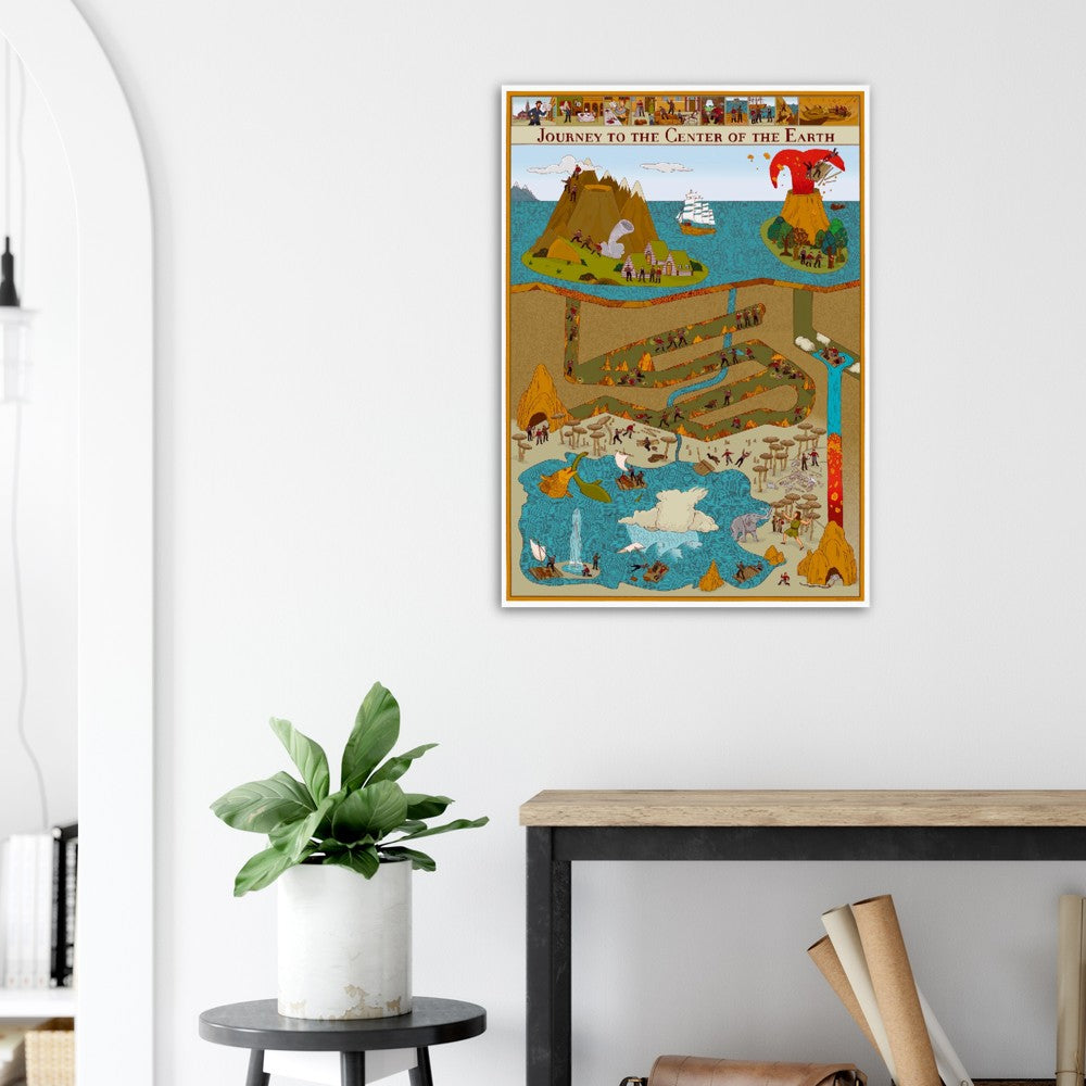 Journey to the Center of the Earth Poster