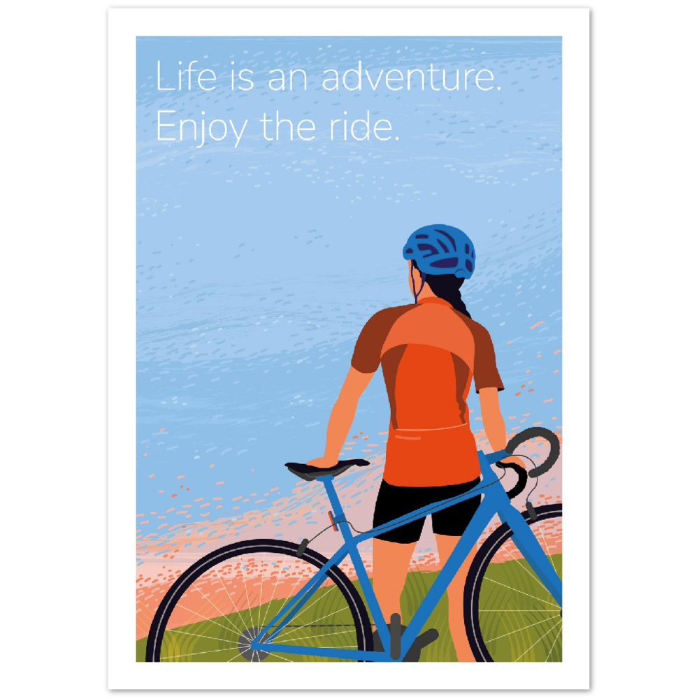 Life is an Adventure Art Print