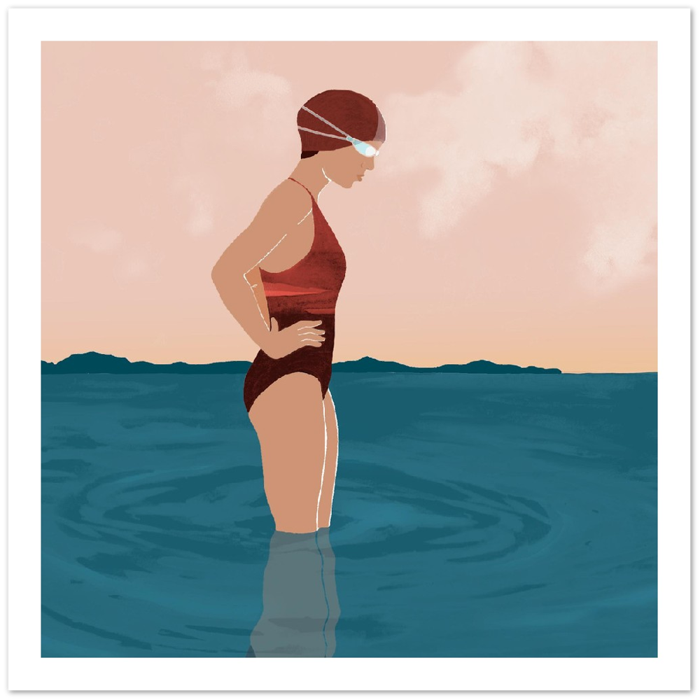 Swimmer Art Print